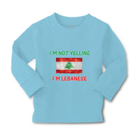 Baby Clothes I'M Not Yelling I'M Lebanese Boy & Girl Clothes Cotton - Cute Rascals