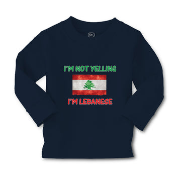 Baby Clothes I'M Not Yelling I'M Lebanese Boy & Girl Clothes Cotton