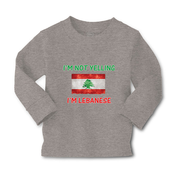 Baby Clothes I'M Not Yelling I'M Lebanese Boy & Girl Clothes Cotton - Cute Rascals