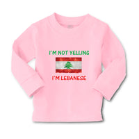 Baby Clothes I'M Not Yelling I'M Lebanese Boy & Girl Clothes Cotton - Cute Rascals