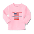 Baby Clothes Made in America with Norwegian Parts Boy & Girl Clothes Cotton