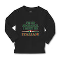 Baby Clothes I'M So Adorable I Must Be Italian Italy A Boy & Girl Clothes Cotton