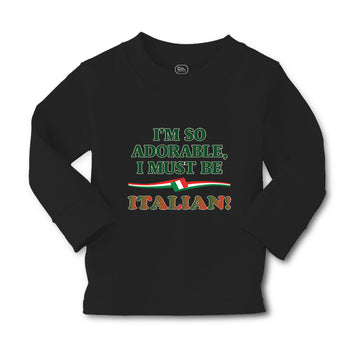 Baby Clothes I'M So Adorable I Must Be Italian Italy A Boy & Girl Clothes Cotton
