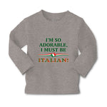 Baby Clothes I'M So Adorable I Must Be Italian Italy A Boy & Girl Clothes Cotton - Cute Rascals