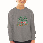 Baby Clothes I'M So Adorable I Must Be Italian Italy A Boy & Girl Clothes Cotton - Cute Rascals