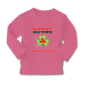 Baby Clothes Warning Irish Temper - Italian Attitude Boy & Girl Clothes Cotton