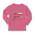 Baby Clothes 50% Colombian 50% American = 100% Awesome Boy & Girl Clothes Cotton