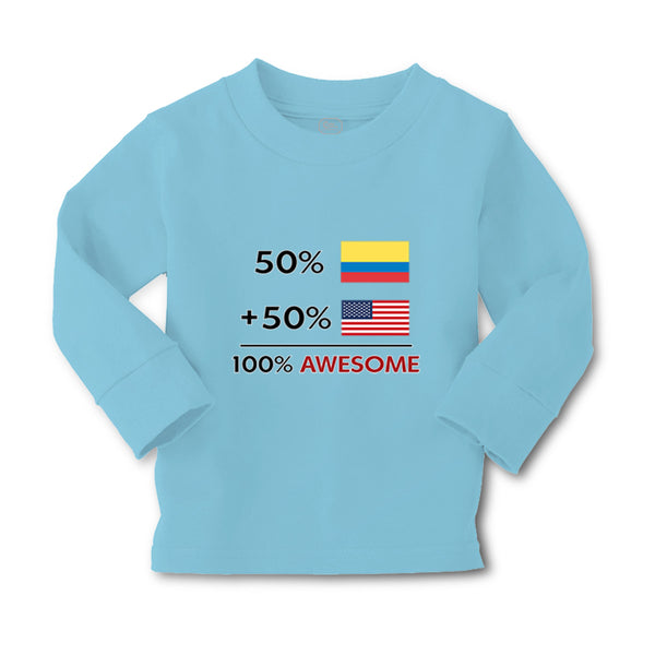 Baby Clothes 50% Colombian 50% American = 100% Awesome Boy & Girl Clothes Cotton - Cute Rascals