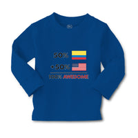 Baby Clothes 50% Colombian 50% American = 100% Awesome Boy & Girl Clothes Cotton - Cute Rascals