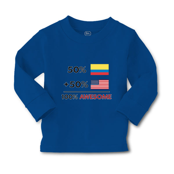 Baby Clothes 50% Colombian 50% American = 100% Awesome Boy & Girl Clothes Cotton - Cute Rascals