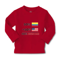 Baby Clothes 50% Colombian 50% American = 100% Awesome Boy & Girl Clothes Cotton - Cute Rascals