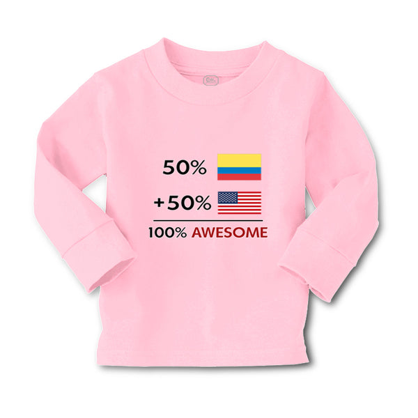 Baby Clothes 50% Colombian 50% American = 100% Awesome Boy & Girl Clothes Cotton - Cute Rascals