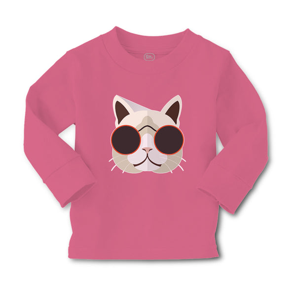 Baby Clothes Cat Head with Sun Glass Boy & Girl Clothes Cotton - Cute Rascals