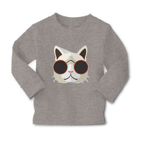 Baby Clothes Cat Head with Sun Glass Boy & Girl Clothes Cotton - Cute Rascals