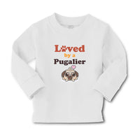 Baby Clothes Loved by A Pugalier Pet Animal Dog Boy & Girl Clothes Cotton - Cute Rascals