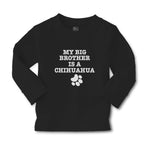 Baby Clothes My Big Brother Is A Chihuahua with Paw Boy & Girl Clothes Cotton - Cute Rascals