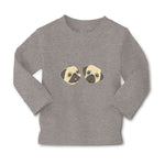 Baby Clothes Cute Pug Buddies Heads and Faces Boy & Girl Clothes Cotton - Cute Rascals