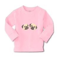 Baby Clothes Cute Pug Buddies Heads and Faces Boy & Girl Clothes Cotton - Cute Rascals