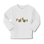 Baby Clothes Cute Pug Buddies Heads and Faces Boy & Girl Clothes Cotton - Cute Rascals