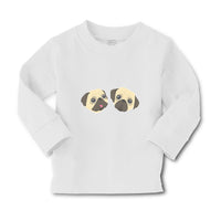 Baby Clothes Cute Pug Buddies Heads and Faces Boy & Girl Clothes Cotton - Cute Rascals