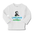 Baby Clothes Abe Lincoln Is My Homeboy Boy & Girl Clothes Cotton