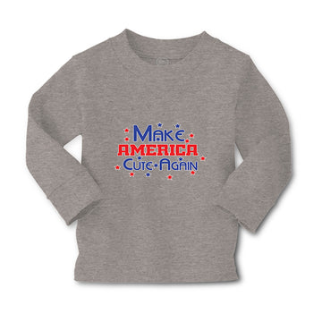 Baby Clothes Make America Cute Again Trump Boy & Girl Clothes Cotton