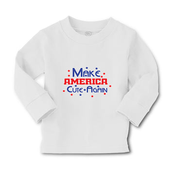 Baby Clothes Make America Cute Again Trump Boy & Girl Clothes Cotton