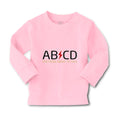 Baby Clothes Ab Cd Abcd Rock & Roll Funny Humor Boy & Girl Clothes Cotton