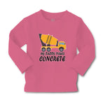 Baby Clothes My Daddy Pours Concrete Profession with Working Vehicle Cotton - Cute Rascals