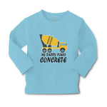 Baby Clothes My Daddy Pours Concrete Profession with Working Vehicle Cotton - Cute Rascals