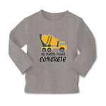 Baby Clothes My Daddy Pours Concrete Profession with Working Vehicle Cotton - Cute Rascals