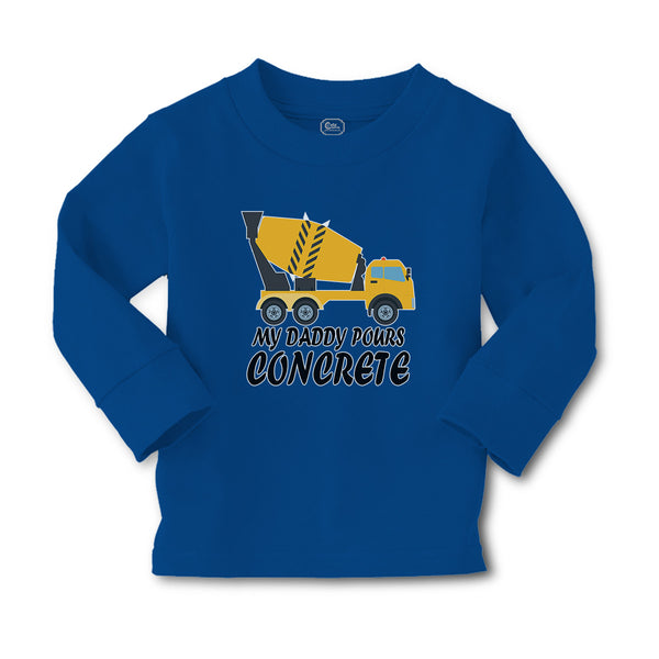 Baby Clothes My Daddy Pours Concrete Profession with Working Vehicle Cotton - Cute Rascals