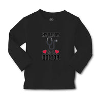 Baby Clothes My Daddy Is A Doctor with Stethoscope and Red Hearts Cotton - Cute Rascals