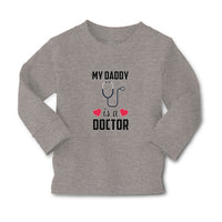 Baby Clothes My Daddy Is A Doctor with Stethoscope and Red Hearts Cotton - Cute Rascals