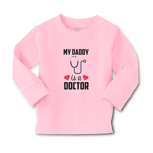Baby Clothes My Daddy Is A Doctor with Stethoscope and Red Hearts Cotton - Cute Rascals