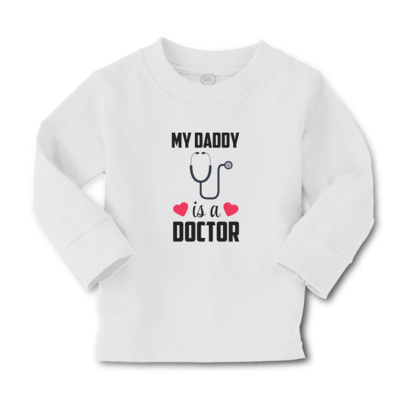 Baby Clothes My Daddy Is A Doctor with Stethoscope and Red Hearts Cotton - Cute Rascals
