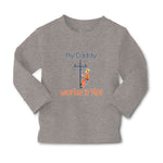 Baby Clothes My Daddy Works It Hot Profession Lineman Boy & Girl Clothes Cotton - Cute Rascals