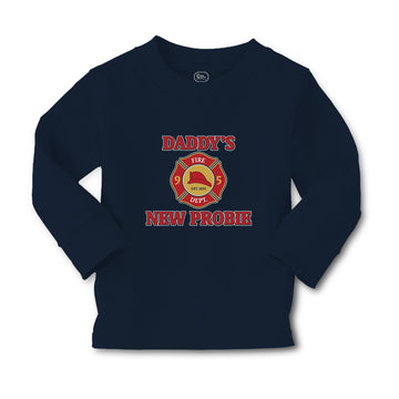 Baby Clothes Daddy's New Probe with Badge Boy & Girl Clothes Cotton