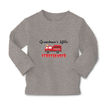 Baby Clothes Grandma's Little Firefighter with Working Vehicle Cotton