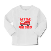 Baby Clothes Little Fire Chief Profession with Working Vehicle Cotton - Cute Rascals