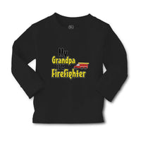 Baby Clothes My Grandpa Is A Firefighter Profession with Working Vehicle Cotton - Cute Rascals