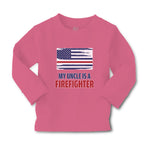 Baby Clothes My Uncle Is A Firefighter with Country Flag Boy & Girl Clothes - Cute Rascals