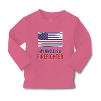 Baby Clothes My Uncle Is A Firefighter with Country Flag Boy & Girl Clothes - Cute Rascals