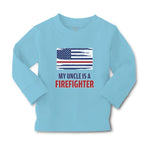 Baby Clothes My Uncle Is A Firefighter with Country Flag Boy & Girl Clothes - Cute Rascals