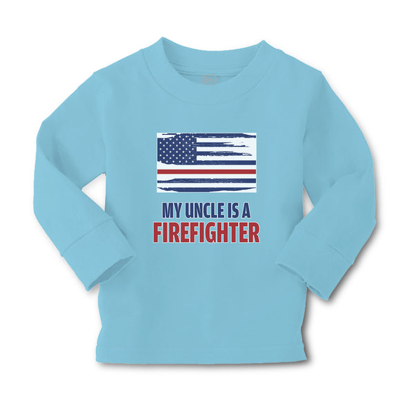 Baby Clothes My Uncle Is A Firefighter with Country Flag Boy & Girl Clothes - Cute Rascals