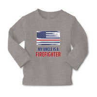 Baby Clothes My Uncle Is A Firefighter with Country Flag Boy & Girl Clothes - Cute Rascals