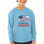 Baby Clothes My Uncle Is A Firefighter with Country Flag Boy & Girl Clothes - Cute Rascals