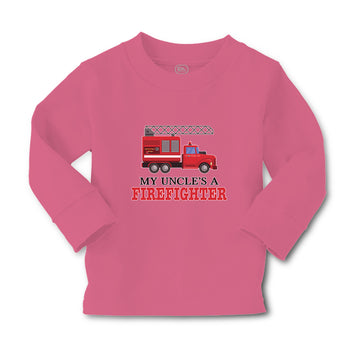 Baby Clothes My Uncle's A Firefighter with Working Vehicle Boy & Girl Clothes