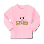 Baby Clothes Attorney Work Product Style C Funny Humor Boy & Girl Clothes Cotton - Cute Rascals