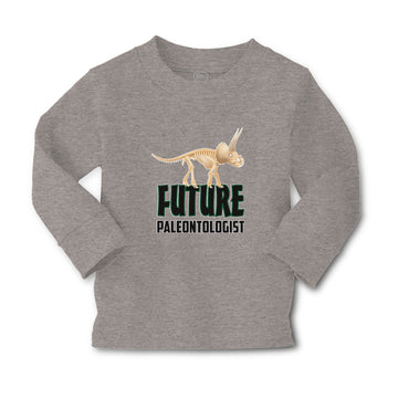Baby Clothes Future Paleontologist Profession and Dinosaur Skull and Skeleton